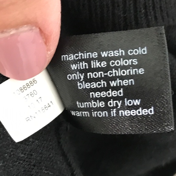 Lane Bryant Black Ribbed Lightweight Sweater Top - Picture 7 of 8